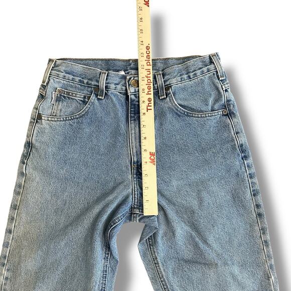 Y2K Carhartt B17 Relaxed Tapered Jeans 30x30 Stonewash Blue 100% Cotton Vintage - Picture 4 of 13